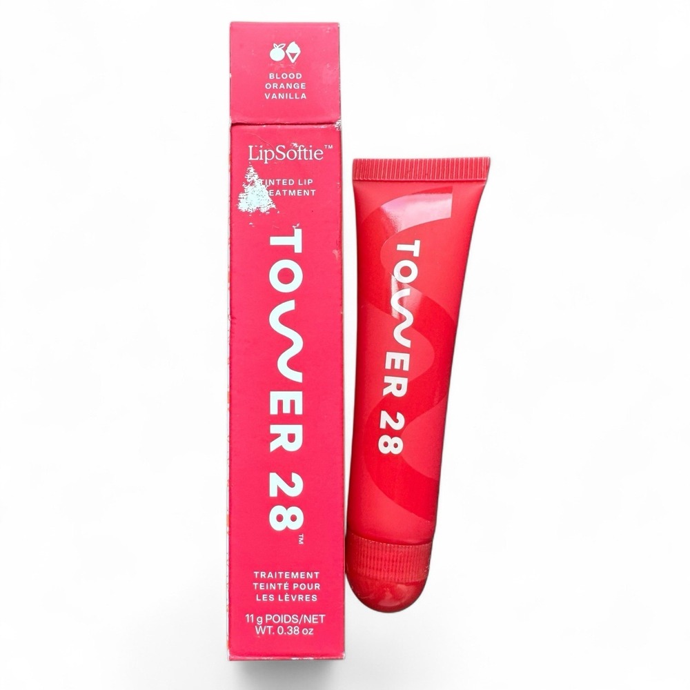 Tower 28 Lip Softie - Blood Orange Vanilla - Tinted Lip Treatment Full Size NEW